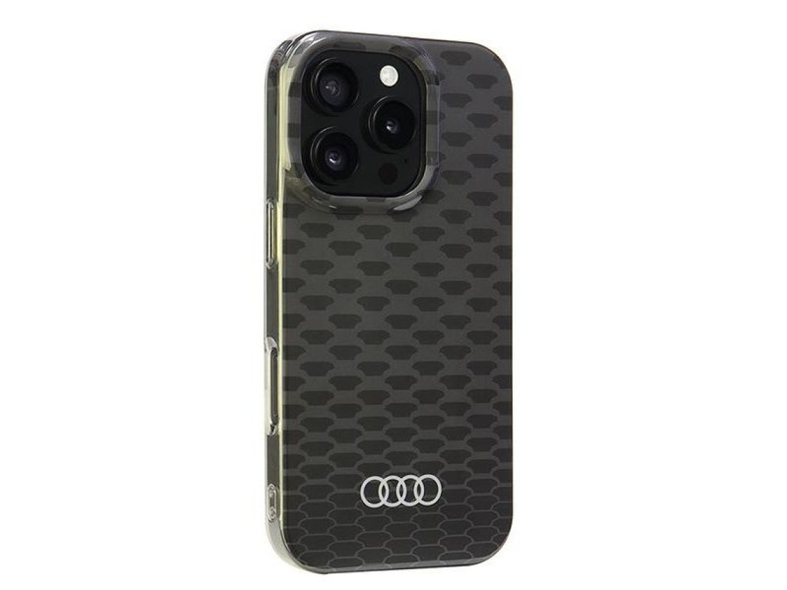 Audi IML Stitching Pattern MagSafe iPhone 16 Pro 6.3" black/black hardcase AU-IMLMIP16P-Q5/D3-BK