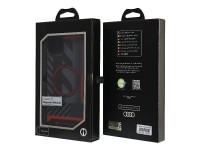 Audi IML Sport MagSafe Case iPhone 15 / 14 Plus Plus 6.7" black/black hardcase AU-IMLMIP15M-RSQ/D2-B