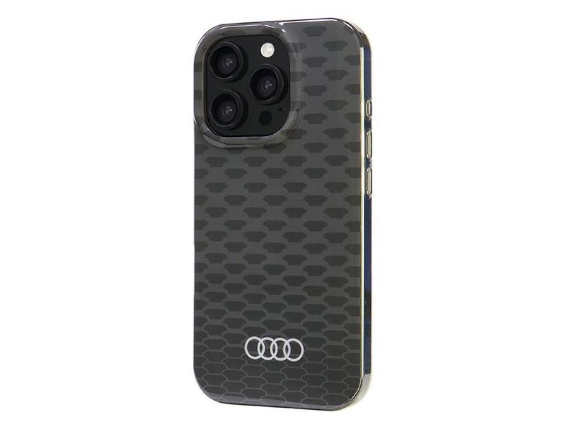 Audi IML Stitching Pattern MagSafe iPhone 16 Pro 6.3" black/black hardcase AU-IMLMIP16P-Q5/D3-BK