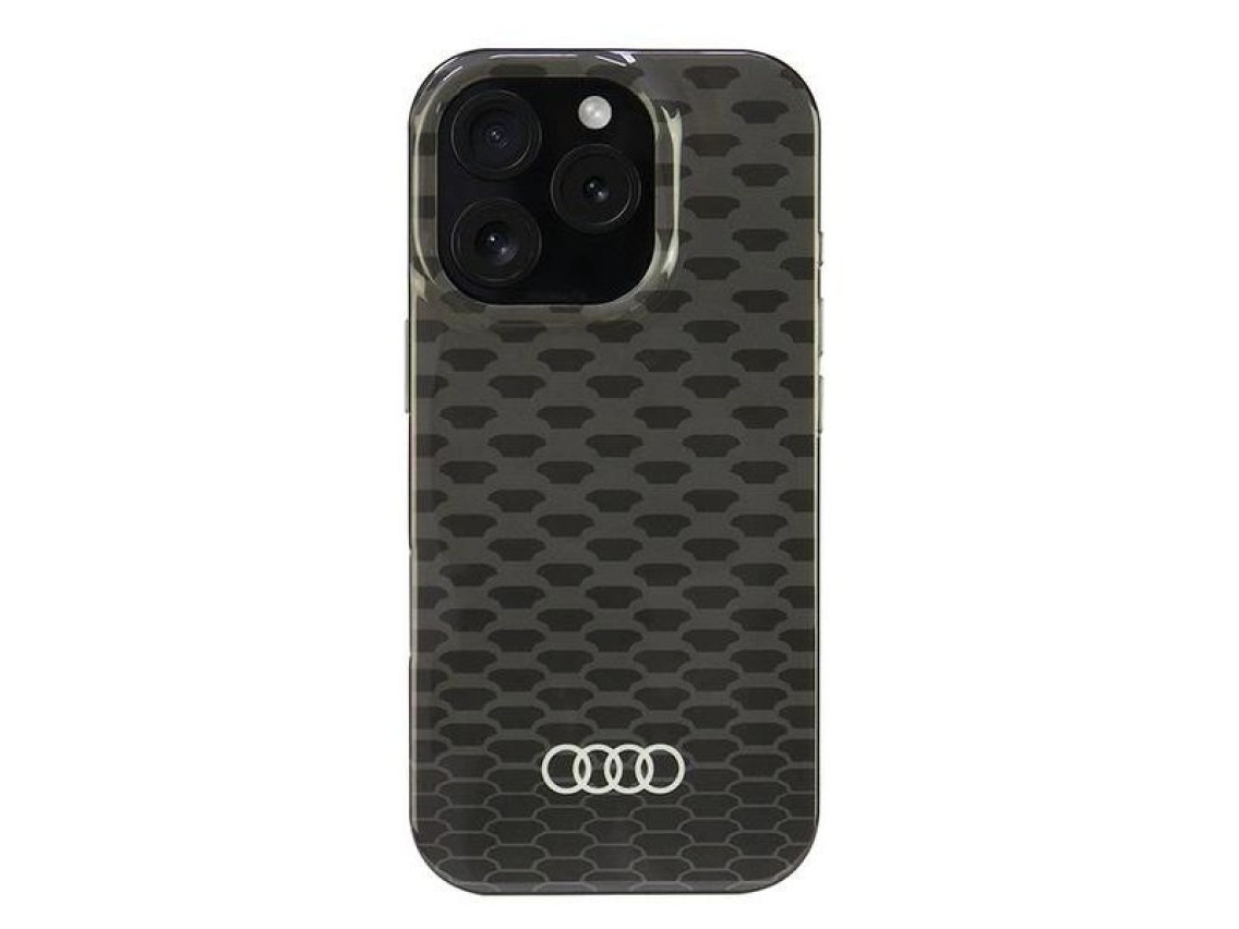 Audi IML Stitching Pattern MagSafe iPhone 16 Pro 6.3" black/black hardcase AU-IMLMIP16P-Q5/D3-BK