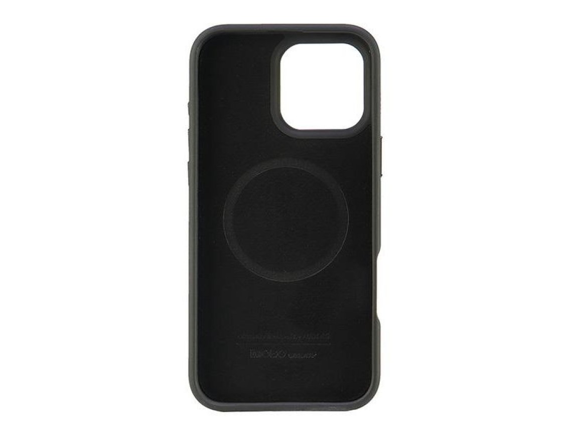 Audi Carbon Fiber Sport Red Circle MagSafe Case for iPhone 16 Pro Max 6.9" - Black
