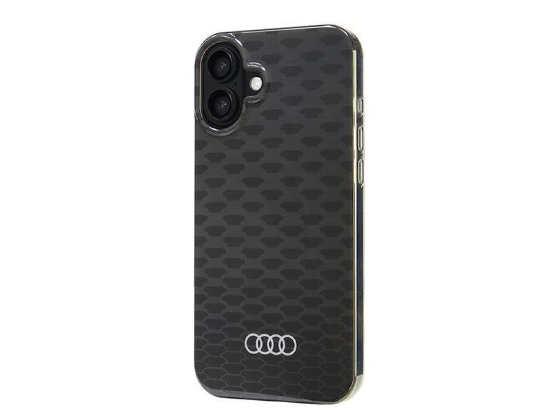 Audi IML Stitching Pattern MagSafe iPhone 16 Plus 6.7" black/black hardcase AU-IMLMIP16M-Q5/D3-BK