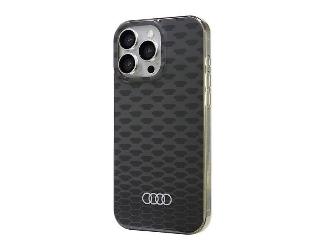 Audi IML Stitching Pattern MagSafe iPhone 16 Pro Max 6.9" black/black hardcase AU-IMLMIP16PM-Q5/D3-B