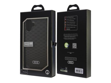 Audi IML Stitching Pattern MagSafe iPhone 16 Plus 6.7" black/black hardcase AU-IMLMIP16M-Q5/D3-BK Audi IML Stitching Pattern MagSafe iPhone 16 Plus 6.7" black/black hardcase AU-IMLMIP16M-Q5/D3-BK