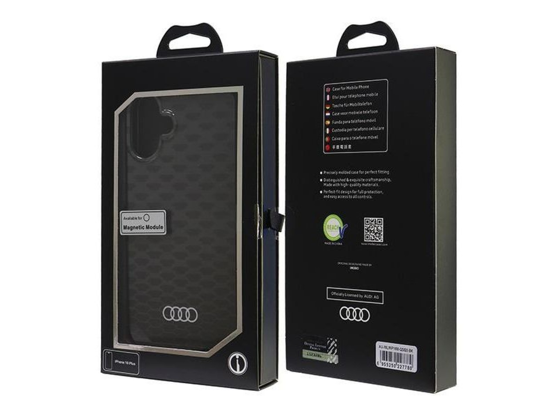 Audi IML Stitching Pattern MagSafe iPhone 16 Plus 6.7