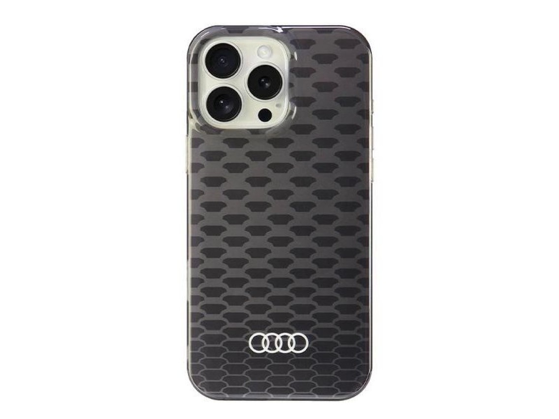 Audi IML Stitching Pattern MagSafe iPhone 16 Pro Max 6.9" black/black hardcase AU-IMLMIP16PM-Q5/D3-B