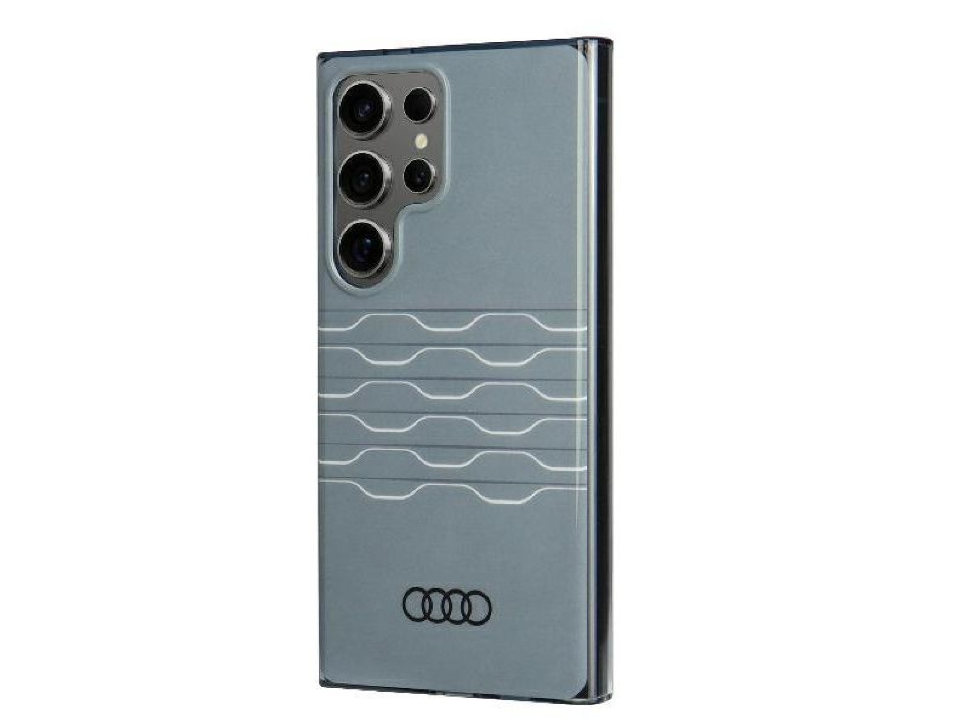 Capa rígida Audi IML Geometric Pattern S24 Ultra S928 cinza/cinza AU-IMLS24U-A6/D3-GY