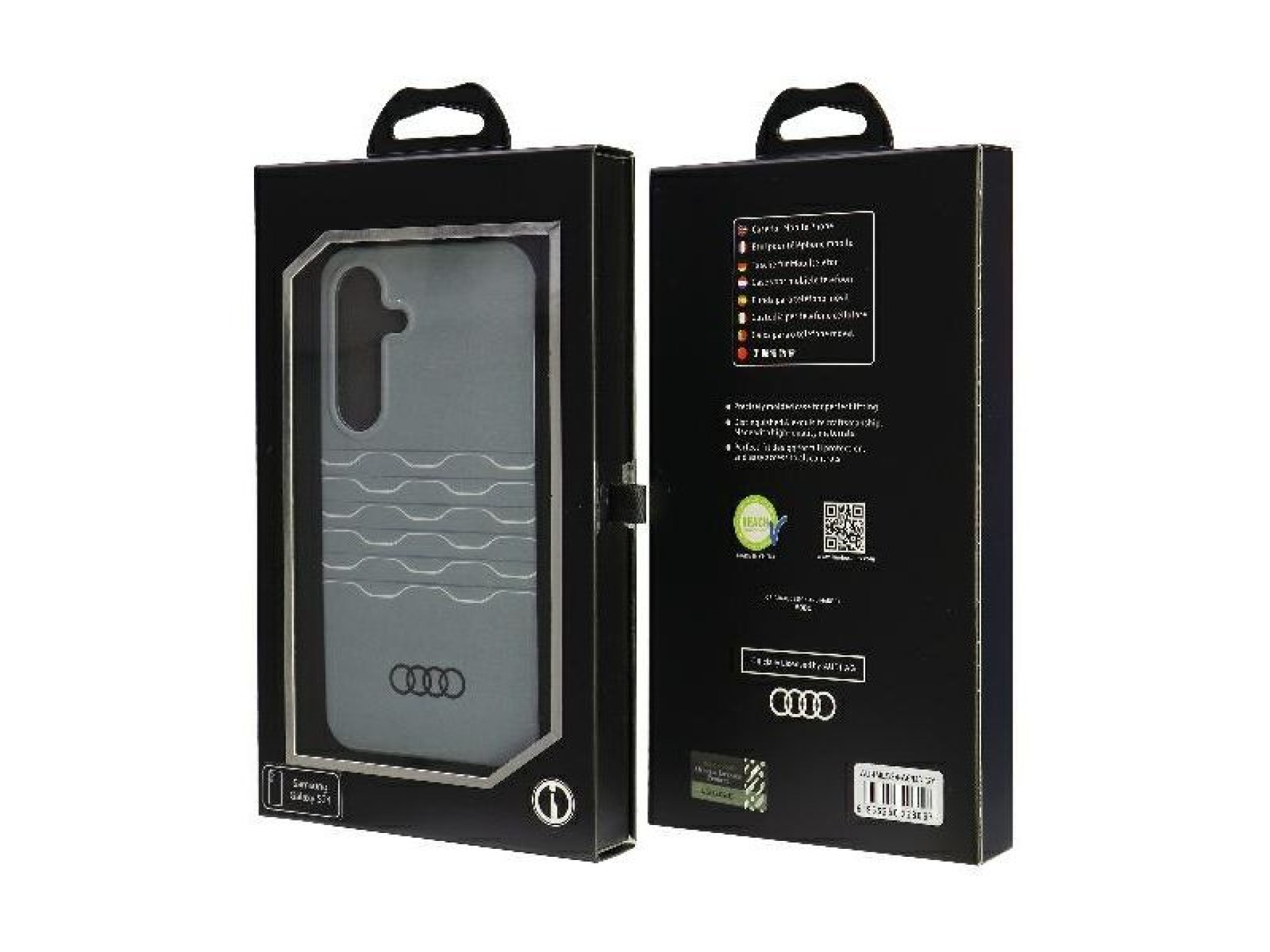Audi IML Geometric Pattern Case S24 S921 gray/gray hardcase AU-IMLS24-A6/D3-GY