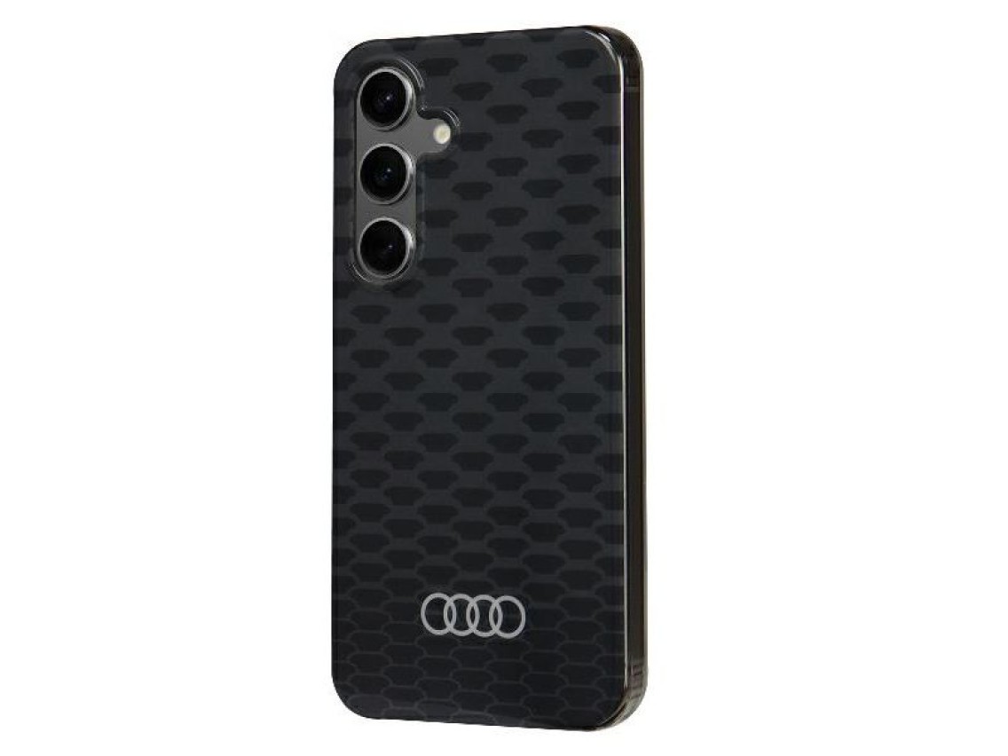 Audi IML Stitching Pattern MagSafe Case S24 S921 black/black hardcase AU-IMLMS24-Q5/D3-BK