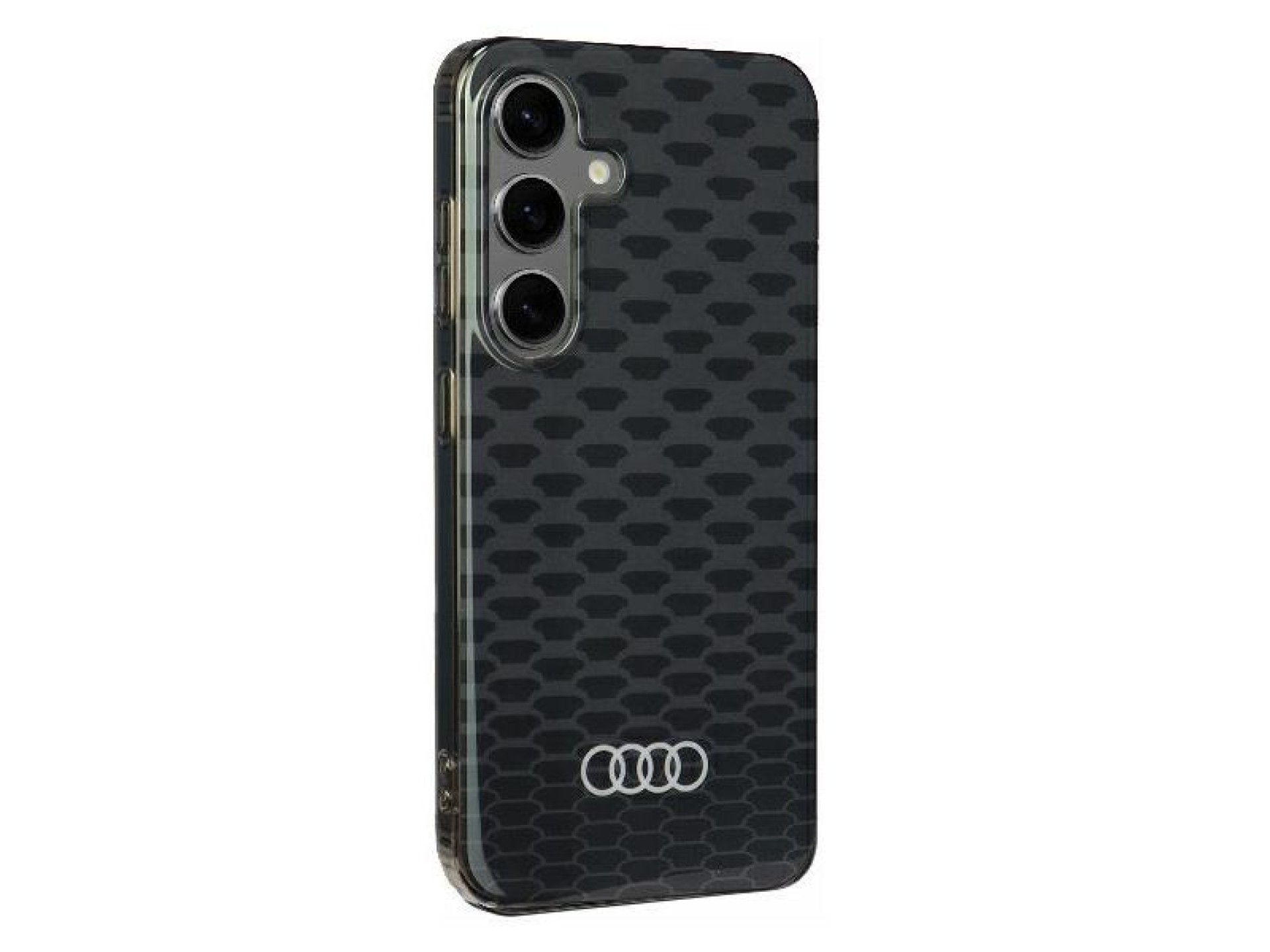 Audi IML Stitching Pattern MagSafe Case S24 S921 black/black hardcase AU-IMLMS24-Q5/D3-BK
