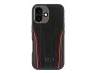 Audi Genuine Leather MagSafe iPhone 16 6.1" black-red hardcase AU-TPUPCMIP16-R8/D3-RD Audi Genuine Leather MagSafe iPhone 16 6.1" black-red hardcase AU-TPUPCMIP16-R8/D3-RD