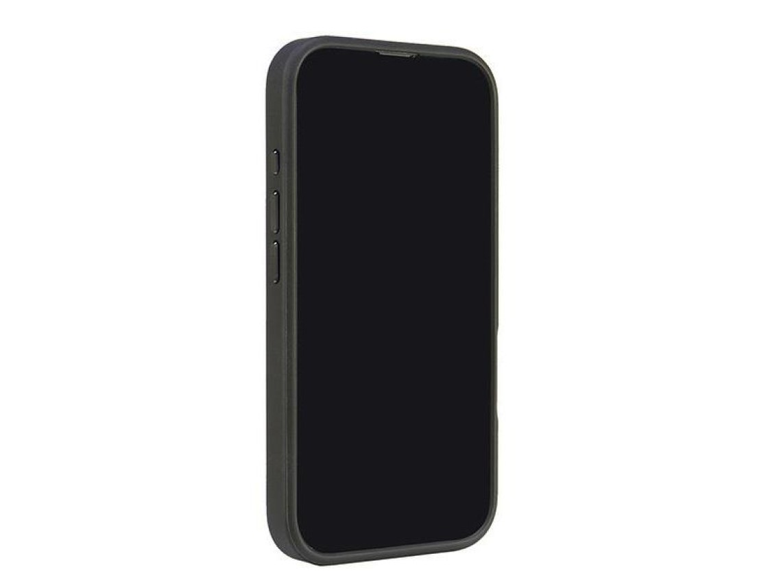 Audi Genuine Leather MagSafe iPhone 16 6.1" black-red hardcase AU-TPUPCMIP16-R8/D3-RD