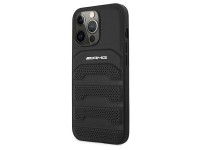 AMG Leather Debossed Lines case for iPhone 13 Pro / iPhone 13 - black AMG Leather Debossed Lines case for iPhone 13 Pro / iPhone 13 - black