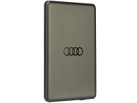 Powerbank Audi Big Logo MagSafe inductive 15W 5000mAh - gray