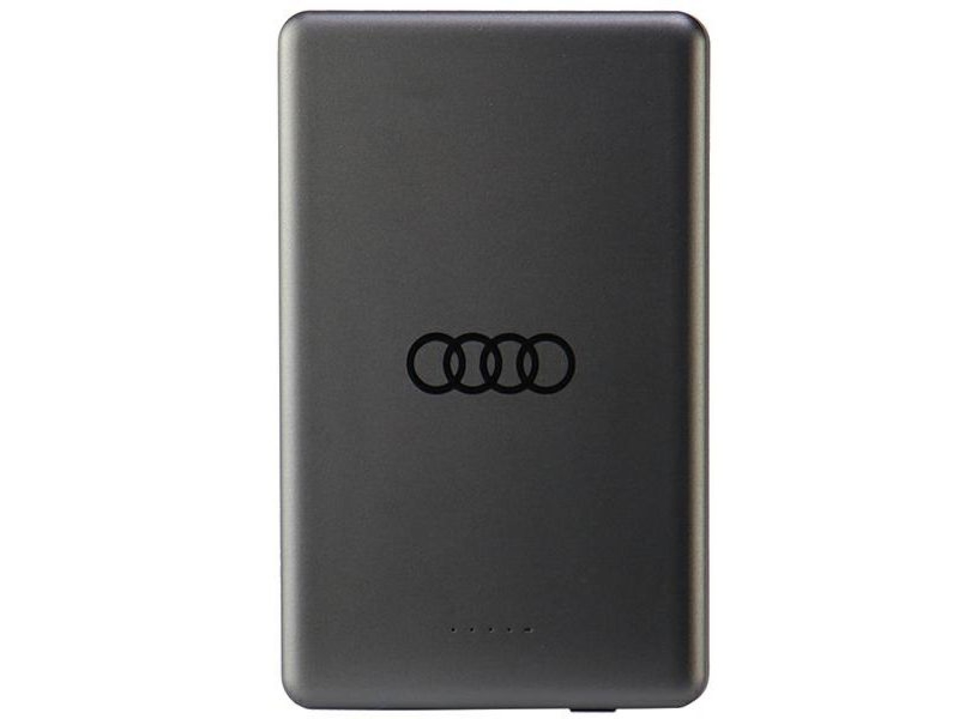 Powerbank Audi Big Logo MagSafe inductive 15W 5000mAh - gray