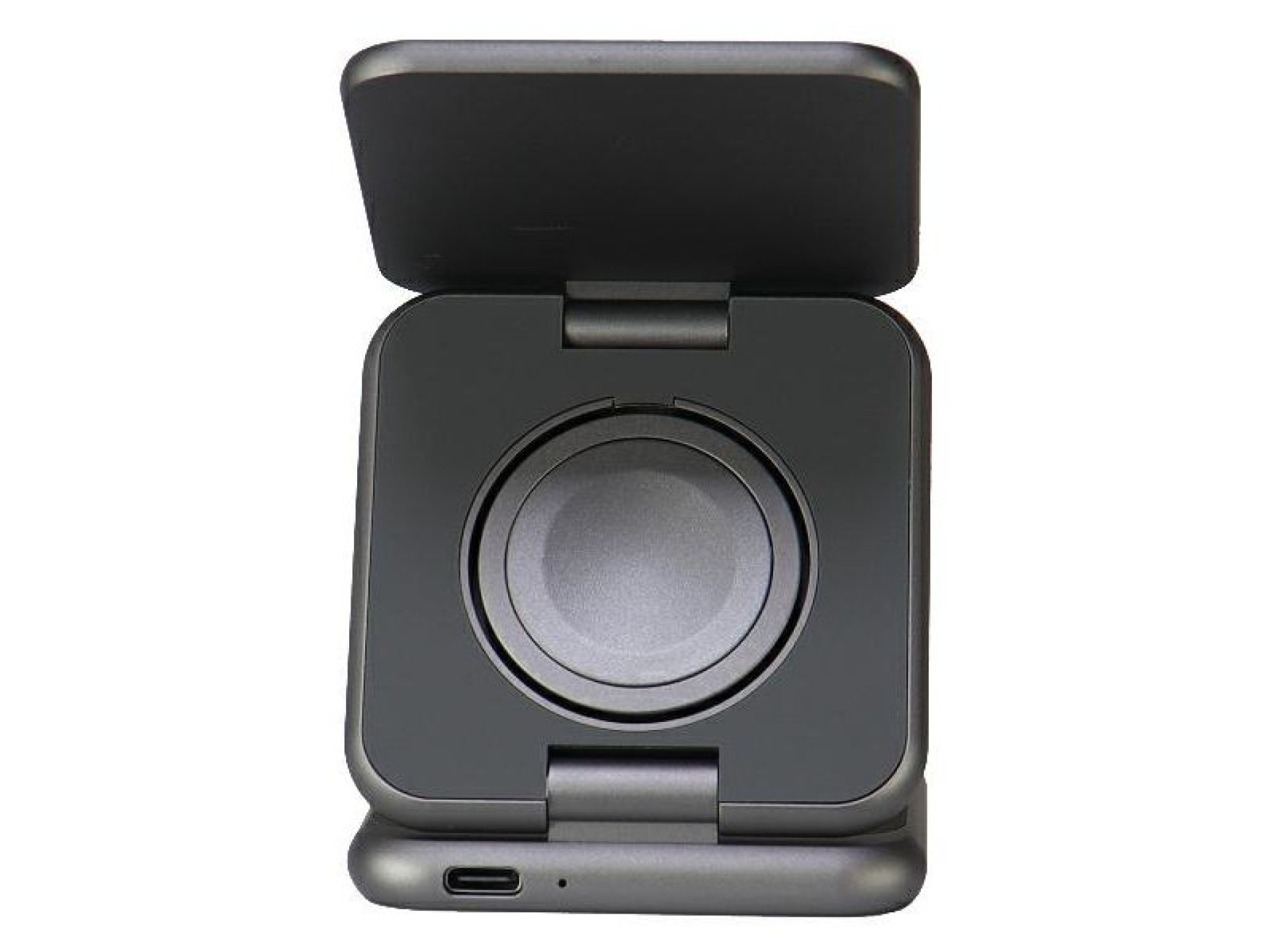 Cargador inductivo plegable Audi Big Logo 3 en 1 - gris