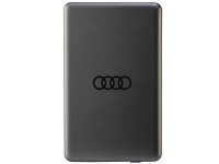 Powerbank Audi Big Logo MagSafe inductive 15W 5000mAh - gray