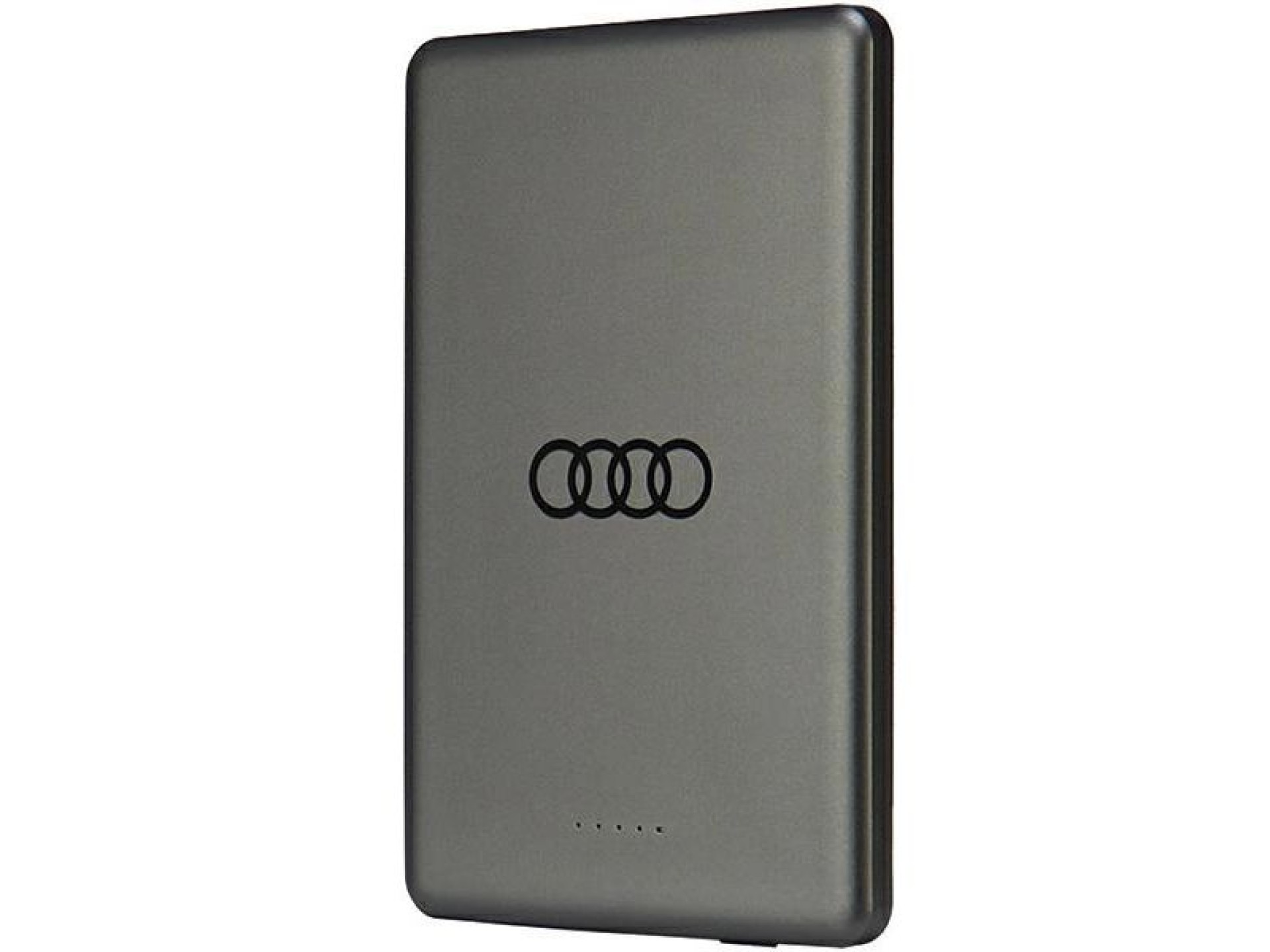 Powerbank Audi Big Logo MagSafe inductive 15W 5000mAh - gray