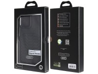 Capa Audi em couro sintético com MagSafe para iPhone 13 Pro Max - preta Capa Audi em couro sintético com MagSafe para iPhone 13 Pro Max - preta