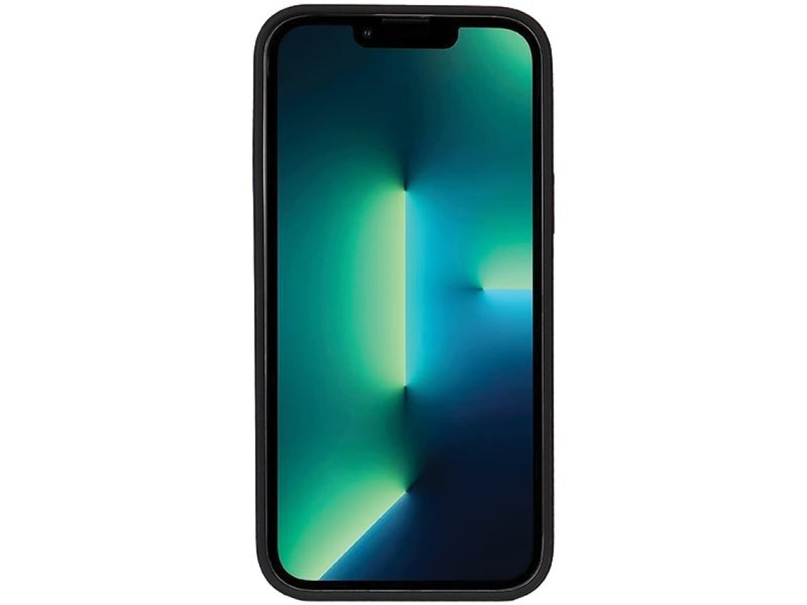 Capa Audi em couro sintético com MagSafe para iPhone 13 Pro Max - preta