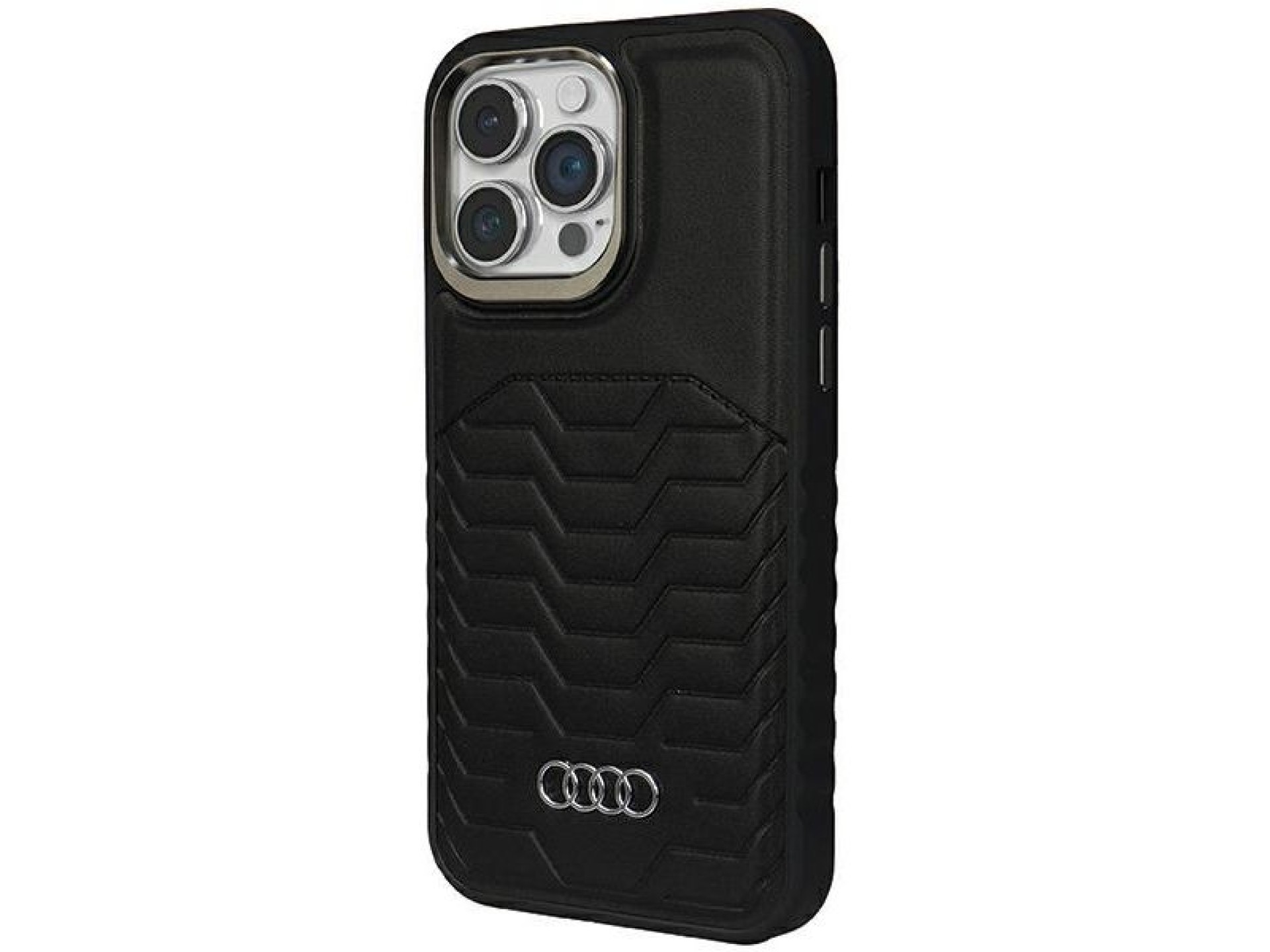 Audi Synthetic Leather case with MagSafe for iPhone 14 Pro - black