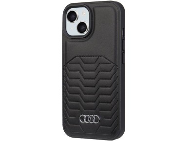 Audi Synthetic Leather Case with MagSafe for iPhone 15/14/13 - Black Audi Synthetic Leather Case with MagSafe for iPhone 15/14/13 - Black