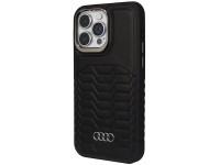 Capa Audi em couro sintético com MagSafe para iPhone 14 Pro Max - preta Capa Audi em couro sintético com MagSafe para iPhone 14 Pro Max - preta