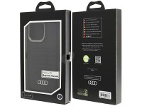 Capa Audi em couro sintético com MagSafe para iPhone 14 Pro Max - preta Capa Audi em couro sintético com MagSafe para iPhone 14 Pro Max - preta
