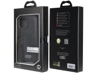 Capa Audi em couro sintético com MagSafe para iPhone 15/14/13 - Preta Capa Audi em couro sintético com MagSafe para iPhone 15/14/13 - Preta
