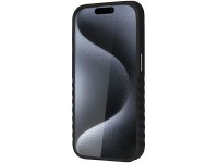 Capa Audi em couro sintético com MagSafe para iPhone 15 Pro - preta Capa Audi em couro sintético com MagSafe para iPhone 15 Pro - preta
