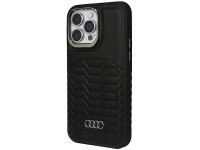 Funda Audi de piel sintética con MagSafe para iPhone 15 Pro Max - negra Funda Audi de piel sintética con MagSafe para iPhone 15 Pro Max - negra