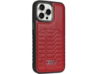 Audi Synthetic Leather case with MagSafe for iPhone 14 Pro - red Audi Synthetic Leather case with MagSafe for iPhone 14 Pro - red