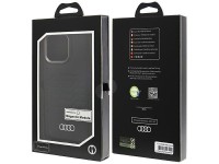 Funda Audi de piel sintética con MagSafe para iPhone 15 Pro Max - negra Funda Audi de piel sintética con MagSafe para iPhone 15 Pro Max - negra