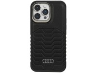 Funda Audi de piel sintética con MagSafe para iPhone 15 Pro Max - negra Funda Audi de piel sintética con MagSafe para iPhone 15 Pro Max - negra