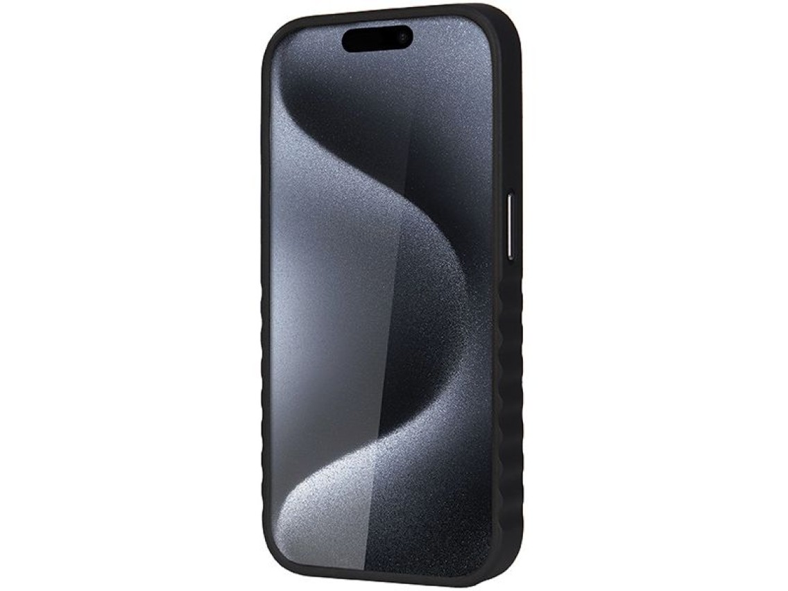 Funda Audi de piel sintética con MagSafe para iPhone 15 Pro - roja