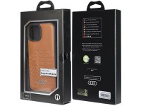 Funda Audi de piel sintética con MagSafe para iPhone 15 / 14 / 13 - marrón Funda Audi de piel sintética con MagSafe para iPhone 15 / 14 / 13 - marrón