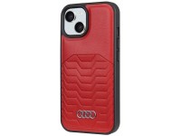 Funda Audi de piel sintética con MagSafe para iPhone 15 Plus / 14 Plus - Roja Funda Audi de piel sintética con MagSafe para iPhone 15 Plus / 14 Plus - Roja