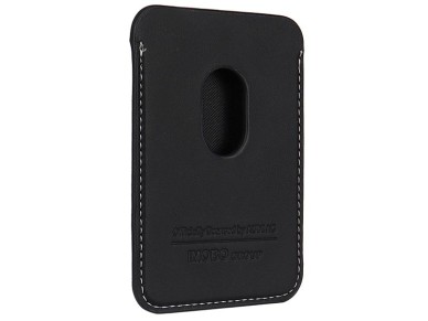 Carteira magnética Audi em couro sintético compatível com MagSafe - preta Carteira magnética Audi em couro sintético compatível com MagSafe - preta