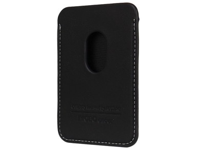 Carteira magnética Audi em couro sintético compatível com MagSafe - preta Carteira magnética Audi em couro sintético compatível com MagSafe - preta