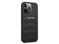 AMG Leather Debossed Lines case for iPhone 13 Pro / iPhone 13 - black AMG Leather Debossed Lines case for iPhone 13 Pro / iPhone 13 - black