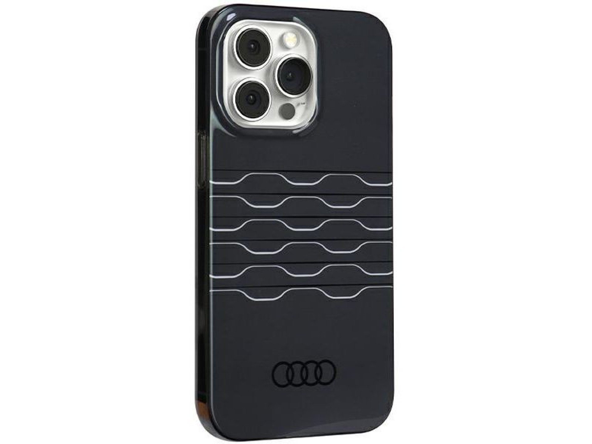 Capa Audi IML MagSafe para iPhone 13 Pro Max - preta