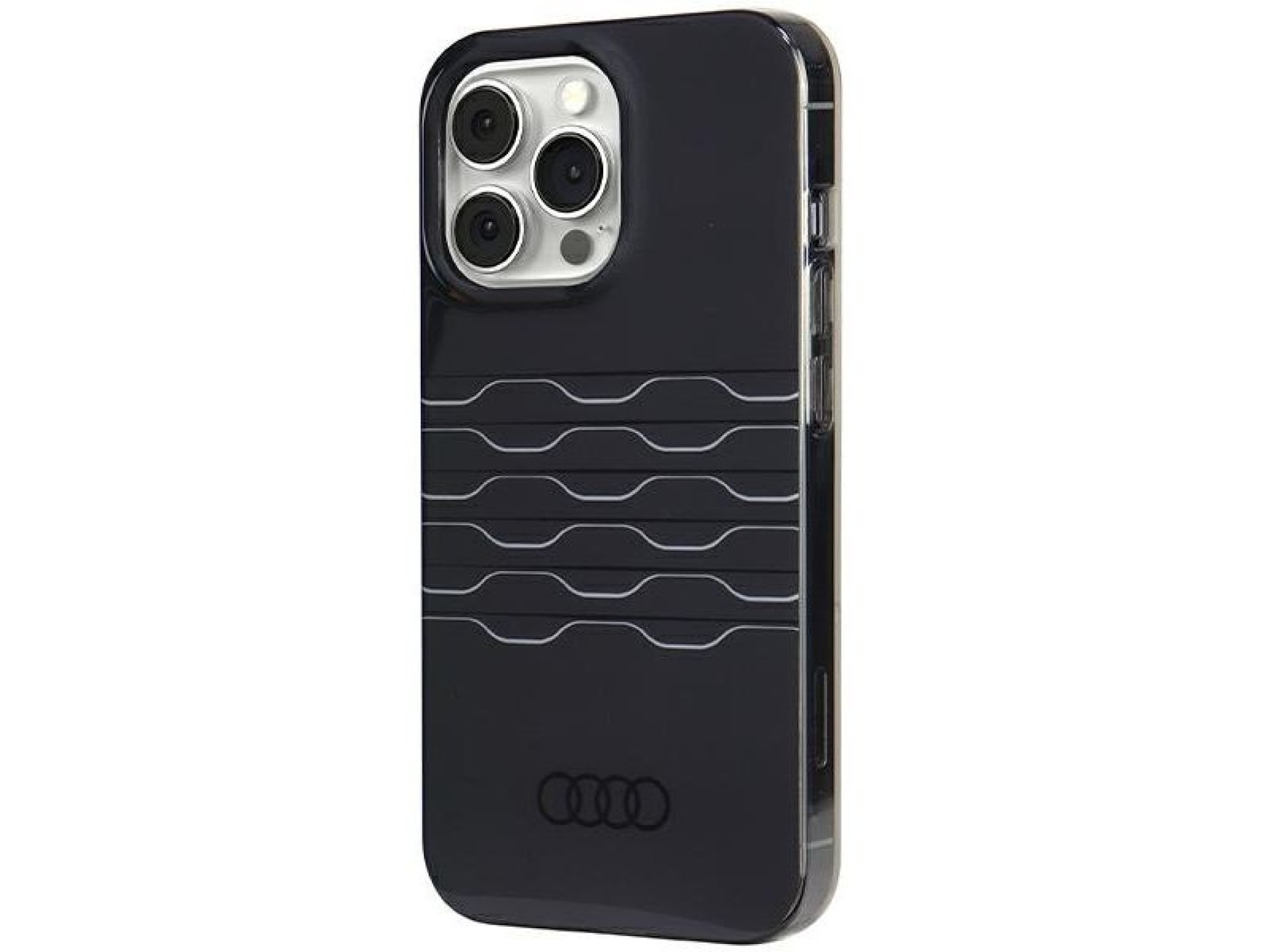 Capa Audi IML MagSafe para iPhone 13 Pro Max - preta