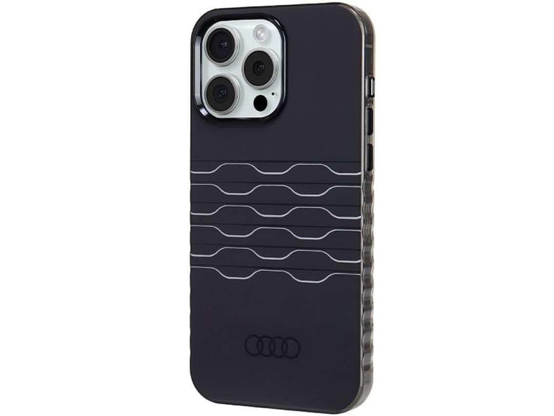 Funda Audi IML MagSafe para iPhone 15 Pro Max - negra