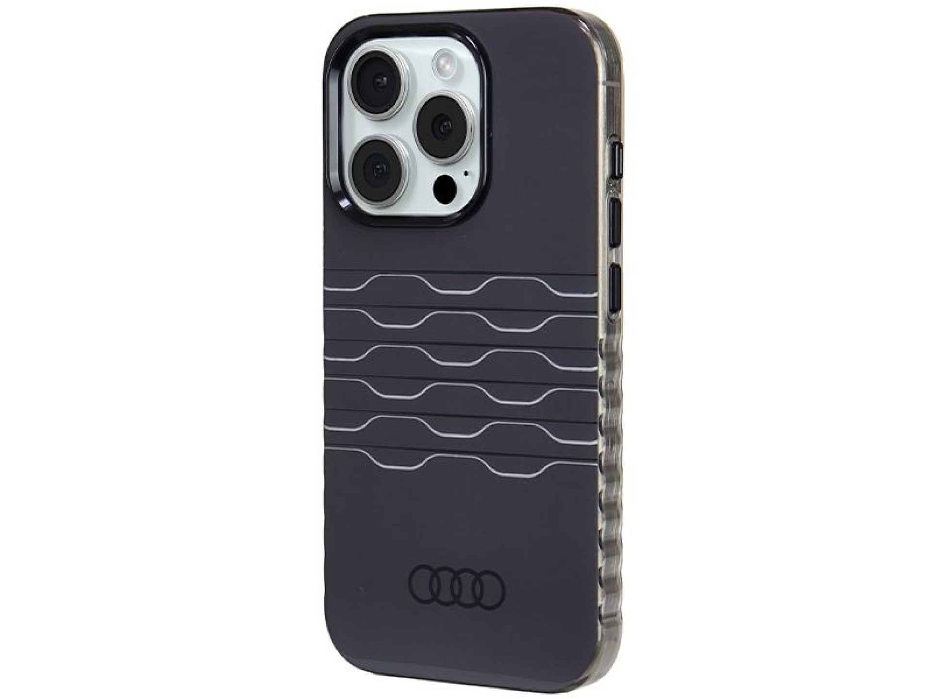 Capa Audi IML MagSafe para iPhone 15 Pro - preta