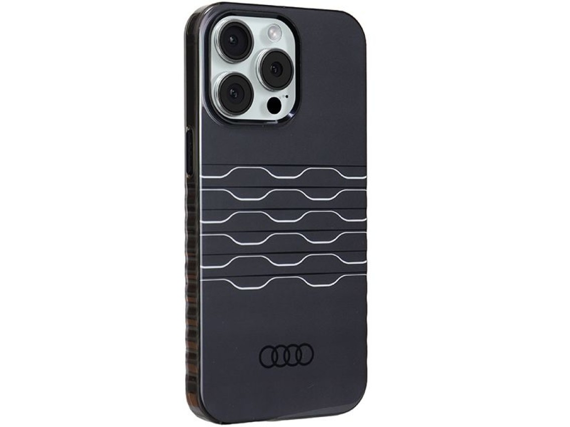 Funda Audi IML MagSafe para iPhone 15 Pro Max - negra