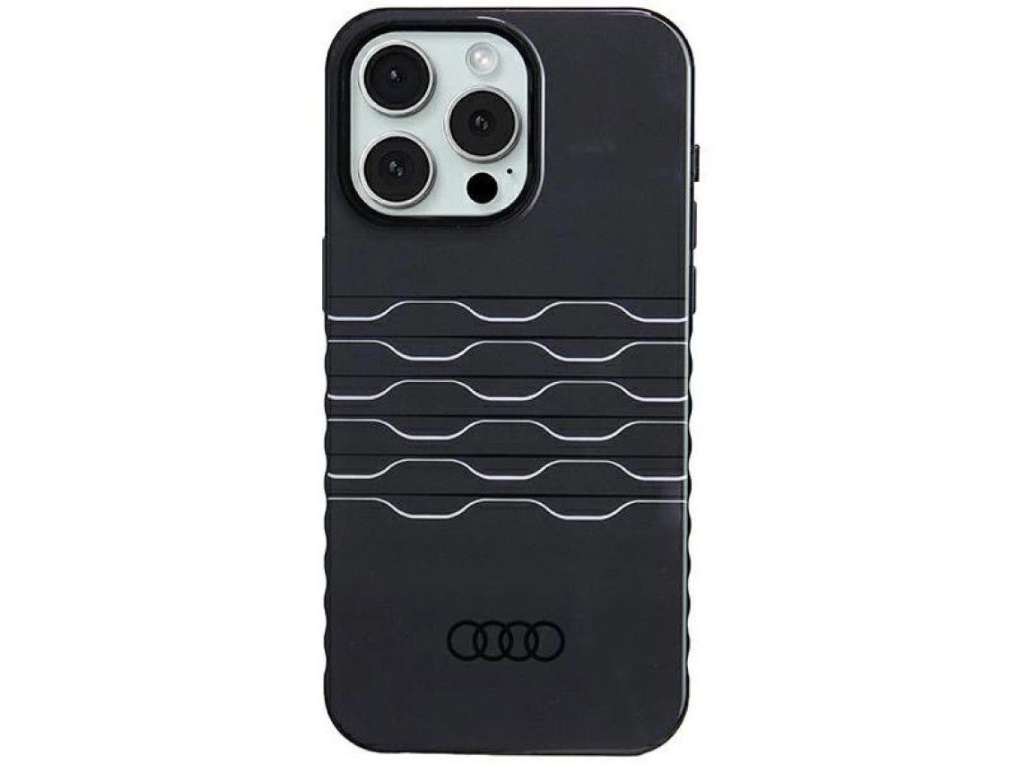 Funda Audi IML MagSafe para iPhone 15 Pro Max - negra