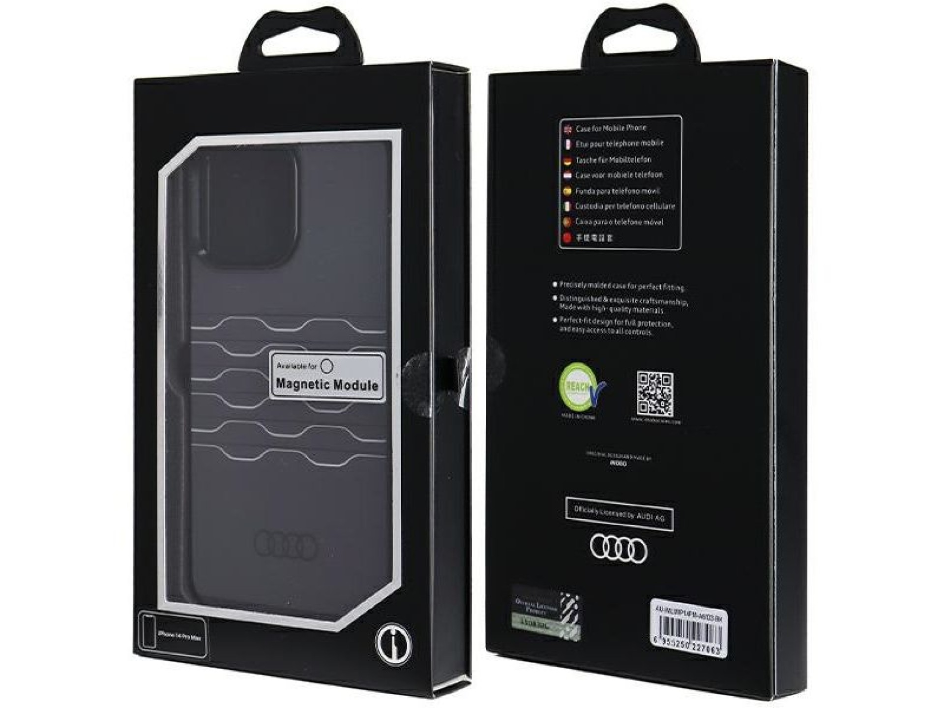 Audi IML MagSafe case for iPhone 14 Pro Max - black