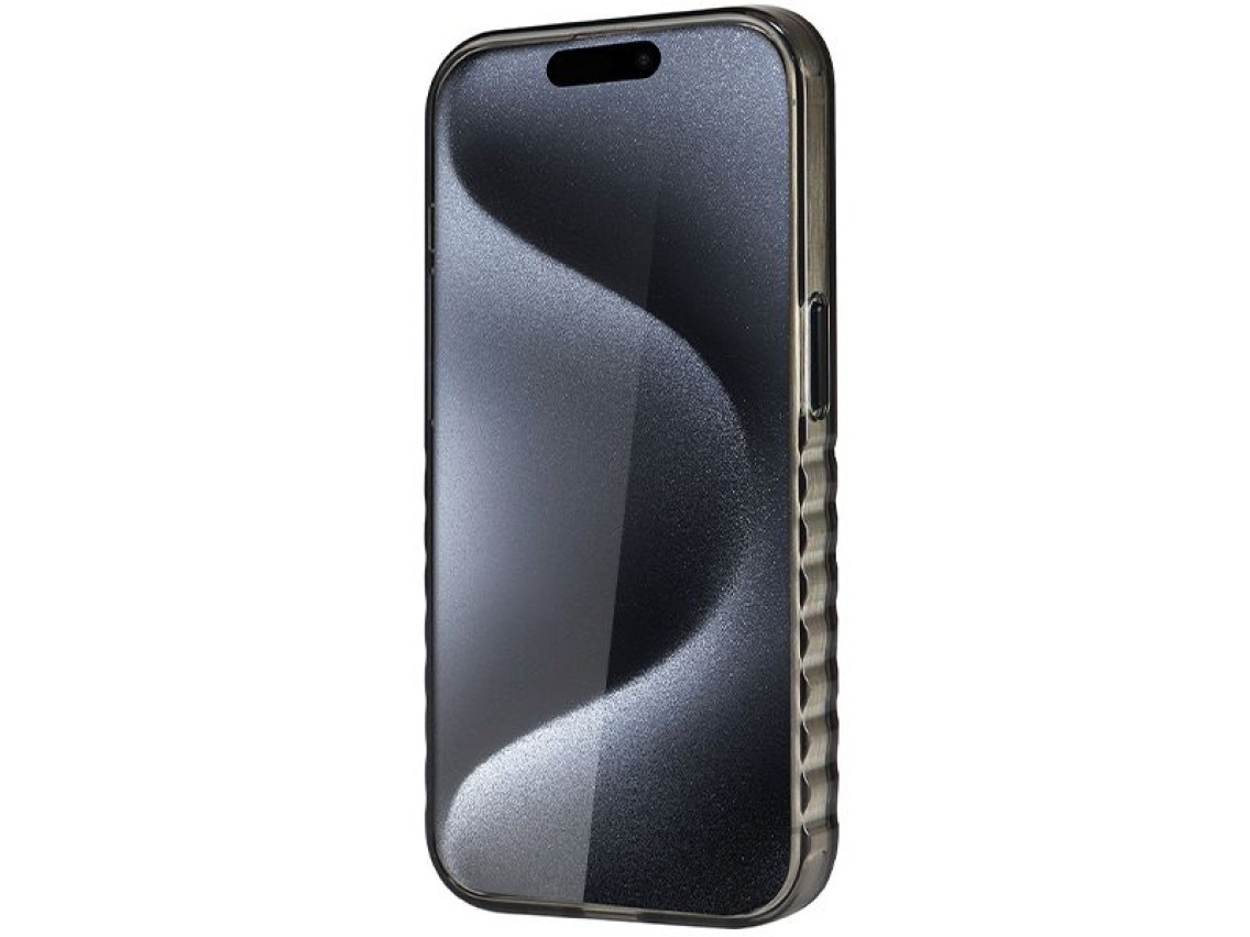 Capa Audi IML MagSafe para iPhone 15 Pro - preta