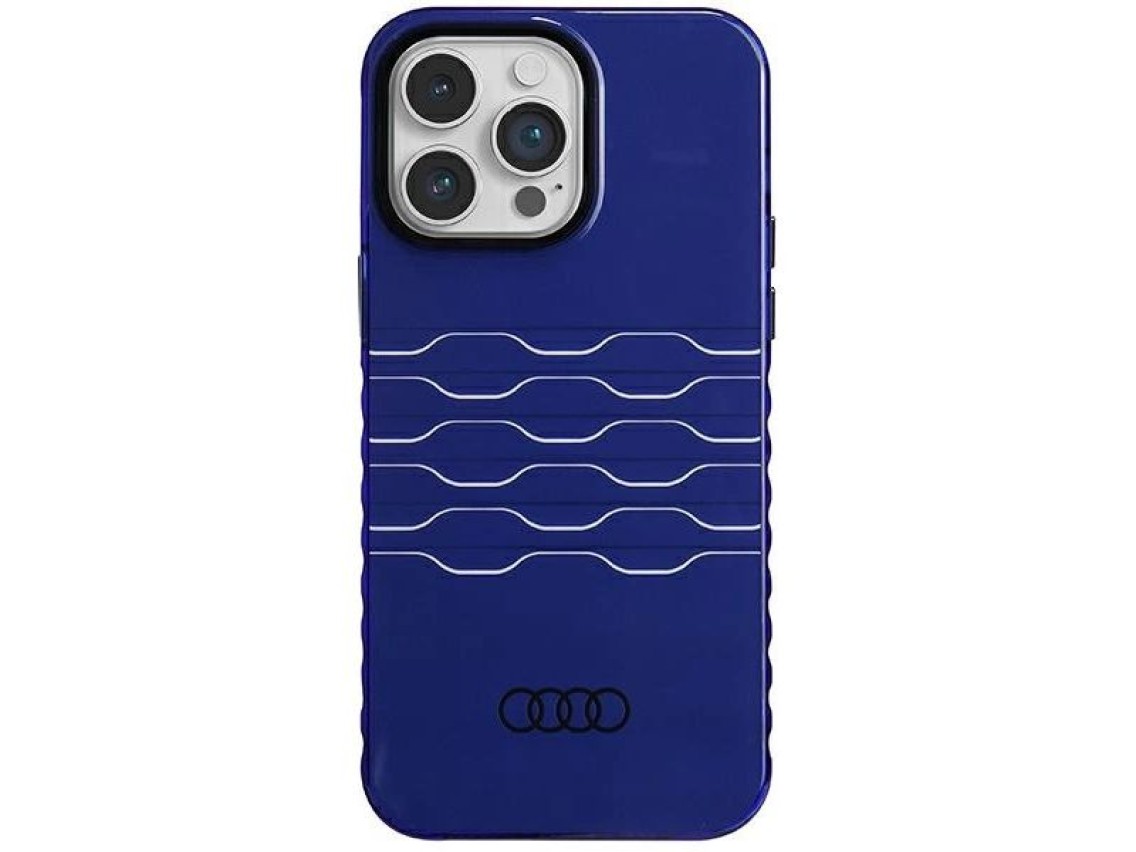 Capa Audi IML MagSafe para iPhone 14 Pro Max - azul