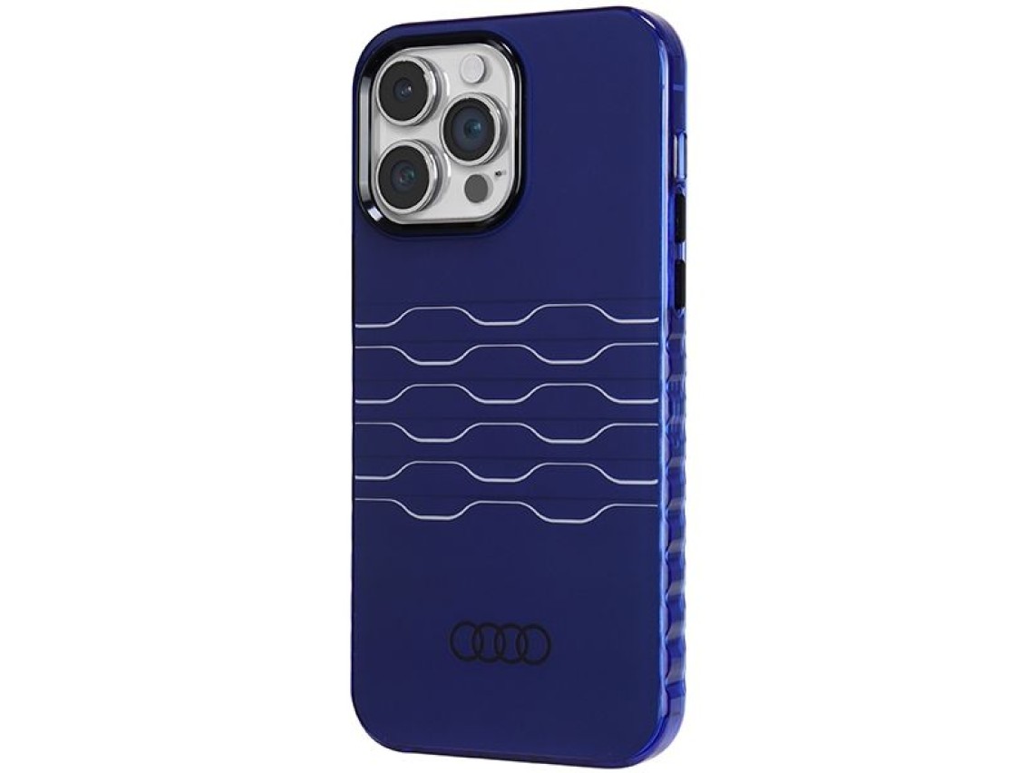 Capa Audi IML MagSafe para iPhone 14 Pro Max - azul
